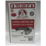 Chef's Quality - Clear Canola Frying Oil - 35 lbs