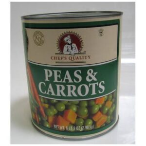 Chef's Quality - Peas & Diced Carrots - #10 cans
