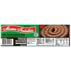 Mama Isabella Italian Rope Sausage - 10 lbs