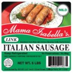 Mama Isabella Hot Italian Rope Sausage - 10 lbs