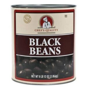 Chef's Quality - Black Beans - 6 lb Can
