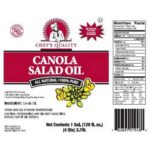 Chef's Quality - Canola Salad Oil - gallon