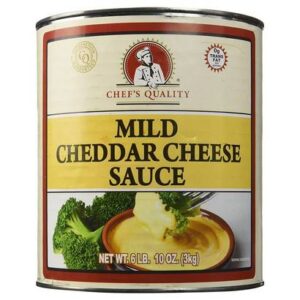 Chef's Quality - Mild Cheddar Cheese Sauce - #10 cans