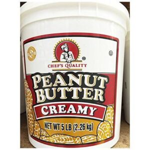 Chef's Quality - Creamy Peanut Butter - 5 lb tub