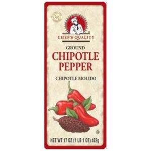 Chef's Quality - Ground Chipotle Peppers - 17 oz