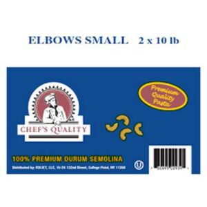 Chef's Quality - Elbow Pasta, Small - 2/10 lbs