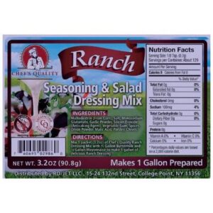 Chef's Quality - Ranch Dressing Mix, No MSG - 3.2 oz packets