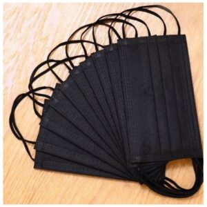 Protective Mask, Black - 50 Ct