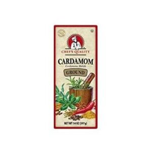Chef's Quality - Ground Cardamom - 14 oz Jar