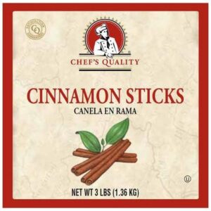 Chef's Quality - Cinnamon Sticks - 3 lbs