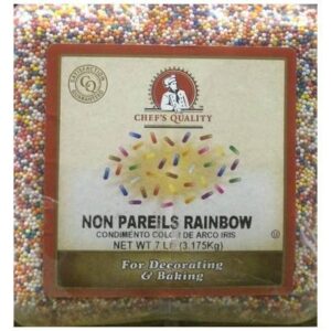 Chef's Quality - Non Pareil Sprinkles - 7 lbs