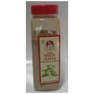 Chef's Quality - Ground White Pepper - 18 oz Jar