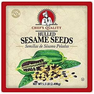 Chef's Quality - Hulled Sesame Seeds - 5.5 lbs