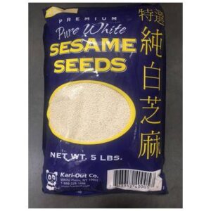 Kari-Out - Pure White Sesame Seeds, 6 Pack, 5 lbs