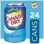 Canada Dry Club Soda - 24/12 oz cans