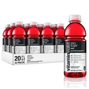 VitaminWater Zero - XXX, Acai Blueberry Pomegranate Bottles, 20 fl oz, 12 Pack