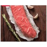 Frozen Black Angus Flat Iron Steaks, 6 oz each - 4.5 lb units
