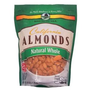 Select Harvest - Natural Whole Almonds - 3 lbs