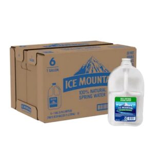 Ice Mountain- Spring Water - 6/1 gal plastic bottles
