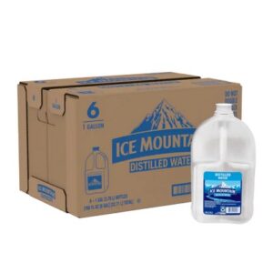 Ice Mountain- Distilled Water - 6/1 gal plastic bottles