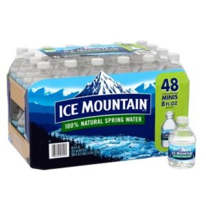 Ice Mountain- Spring Water - 48/8 oz plastic bottles