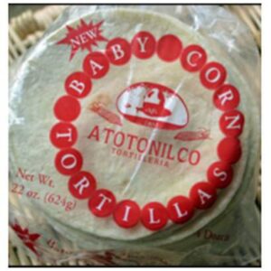 Atotonilco - Baby Corn Tortillas, 4 inch - 22 oz pkgs
