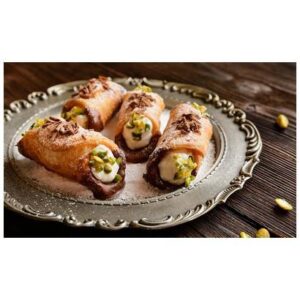 Il Giardino Del Dolce - Mini Cannoli Shells with Pistachio - 64 ct
