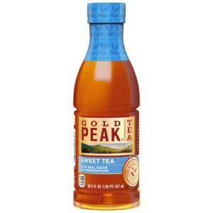Gold Peak Sweetened Black Tea Bottle, 18.5 fl oz