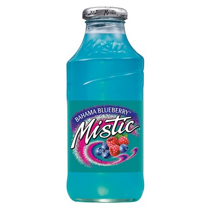 Mistic - Bahama Blueberry Drink - 24/16 oz glass bottles