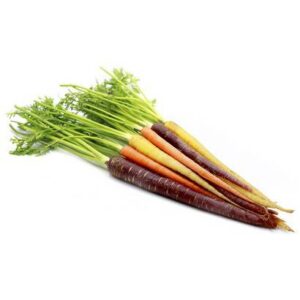 Rainbow Carrots with Tops - 5 lbs