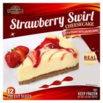 Frozen Sweet Sophia Bakery - Strawberry Swirl Cheese Cake - 12 slices