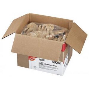 Tyson - #4926 - Fully Cooked Tasty Glaze Savory Chicken Breast Patties, 4 oz - 10 lbs