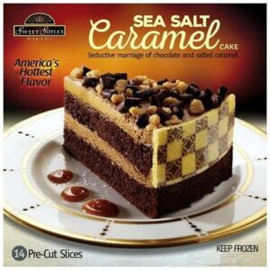 Sweet Sophia - 10" Frozen Sea Salt Caramel Cake - 14 Slices