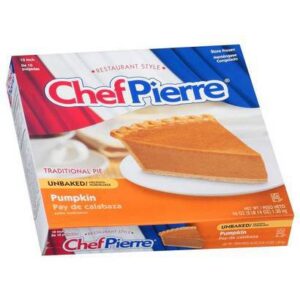 Chef Pierre - Unbaked Pumpkin Pie, 10"