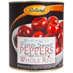 Roland Petite Red Peppers - #10 can