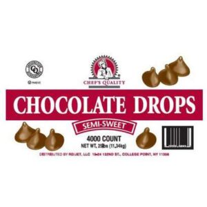 Chef's Quality - Semi-Sweet Chocolate Chip - 4M/25 lb