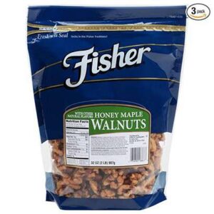 Fisher - Honey Maple Walnuts - 2 lbs