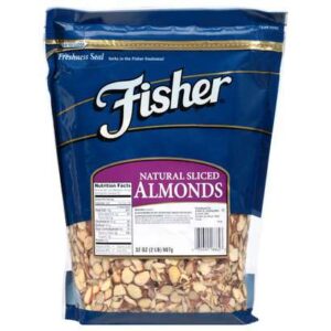 Fischer - Sliced Natural Almonds - 2 lbs