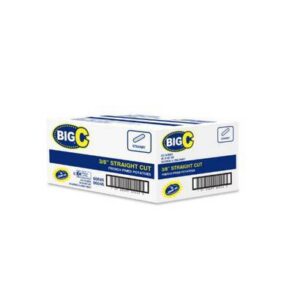 Frozen Big C - 3/8" Straight Cut French Fries - 6/5 lbs