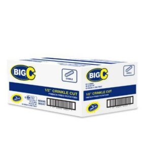 Frozen Big C - 1/2" Crinkle Cut French Fries - 6/5 lbs