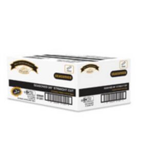 Frozen Big C - 3/8 Straight Cut Coated French Fries - 6/4.5 lbs