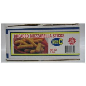 Frozen Big C - Breaded Mozarella Sticks - 7lb Box