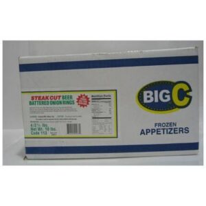 Frozen Big C - Beer Battered Onion Rings, Steak Cut - 10 lbs