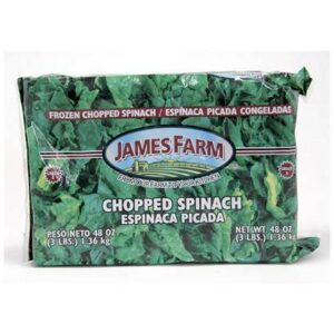 Frozen James Farm - Frozen Chopped Spinach - 3 lbs
