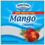 Frozen James Farm - IQF Mango Chunks - 2/5 lbs