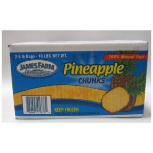Frozen James Farm - Pineapple Chunks - 2/5 lbs