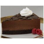 Frozen Chef's Quality - Belgian Chocolate Mousse Cake - 14 slices