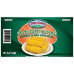 Frozen James Farm - Super Sweet Cob Corn, 3 inches - 96 ct