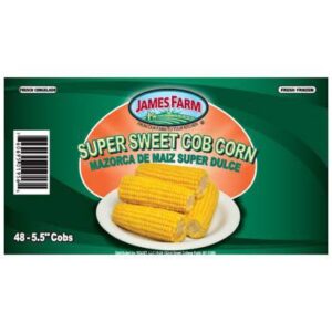 James Farm - Super Sweet Cob Corn, 5.5 inches - 48 ct