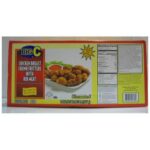 Frozen Big C - Cooked Breaded Chicken Breast Chunks - 10 lb Box